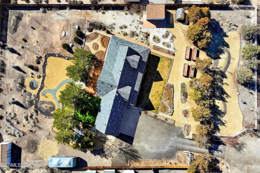 One acre fully fenced and landscaped lot