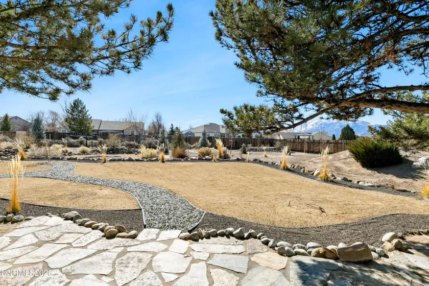 Patio and dryscape landscaping