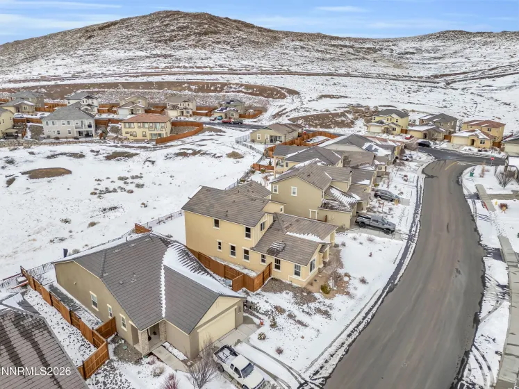 Mountain views on this side, city views on the other