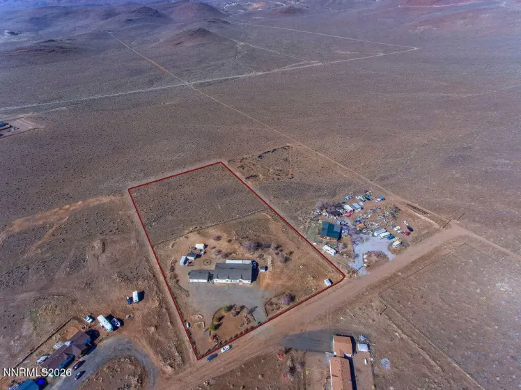 Drone - 5 acre. Red Line is approximate