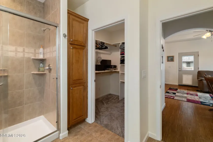 Guest Suite Bath and Walk in Closet