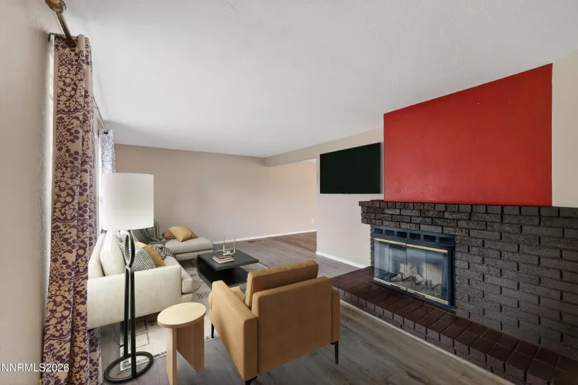 Virtually Staged Living Room