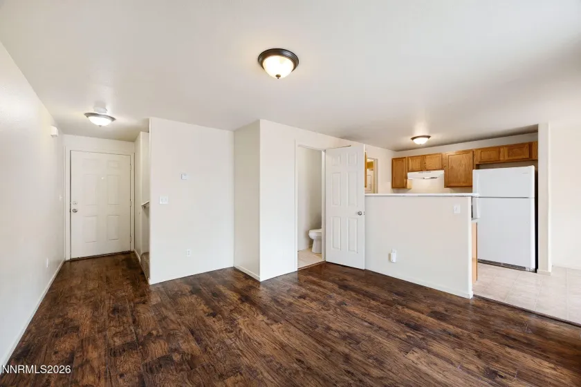 Downstairs living space