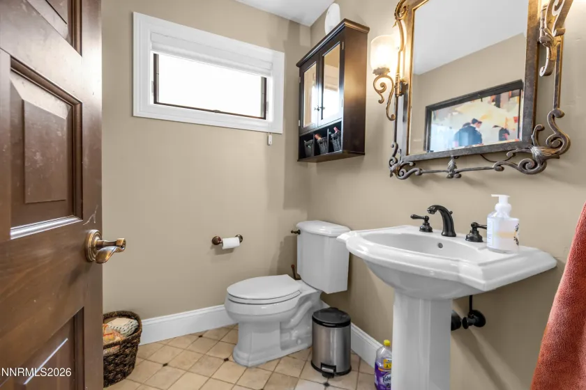 Main floor half bath