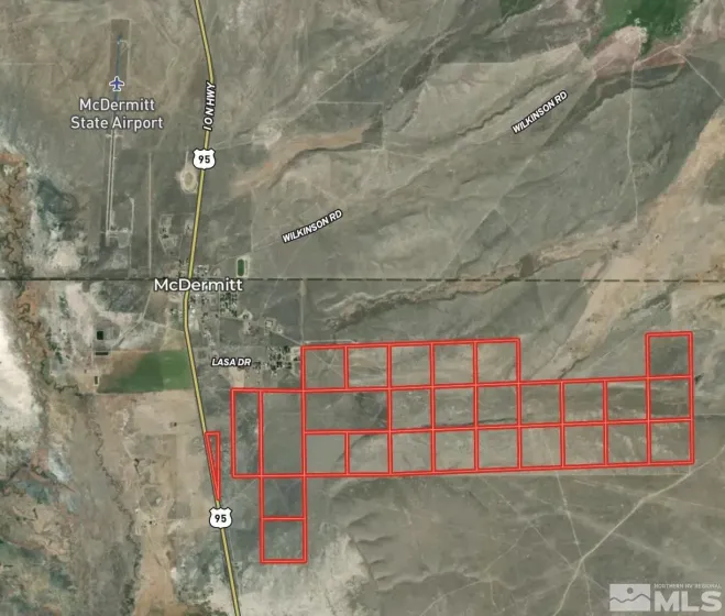 1186.87 acres Hwy 95 frontage, Mc Dermitt, Nevada 89421, ,Land,Residential,Hwy 95 frontage,260002249