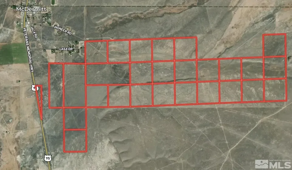 1186.87 acres Hwy 95 frontage, Mc Dermitt, Nevada 89421, ,Land,Residential,Hwy 95 frontage,260002249