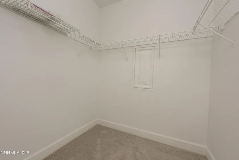 Primary walk in closet