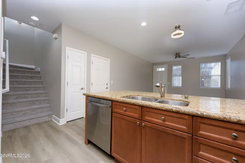 Entry closet off kitchen