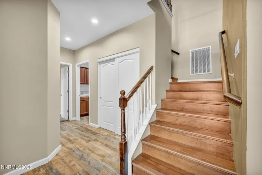 Stairs to upper floor