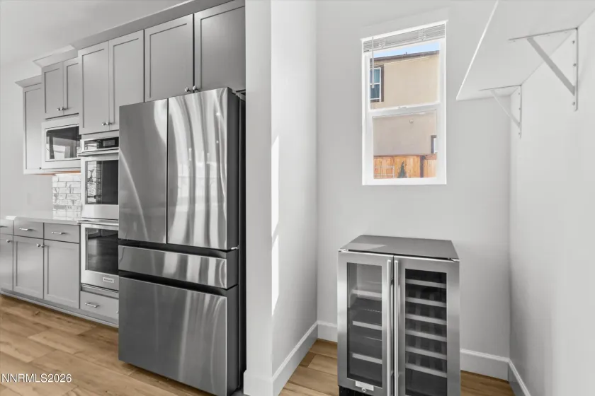 Wine cooler included