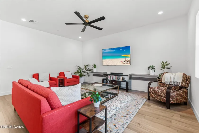 Bright family living space