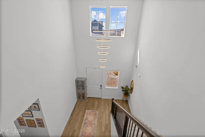 Two-story foyer view