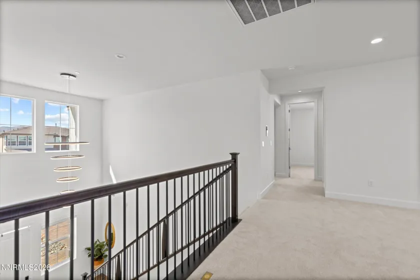 Inviting stairway detail