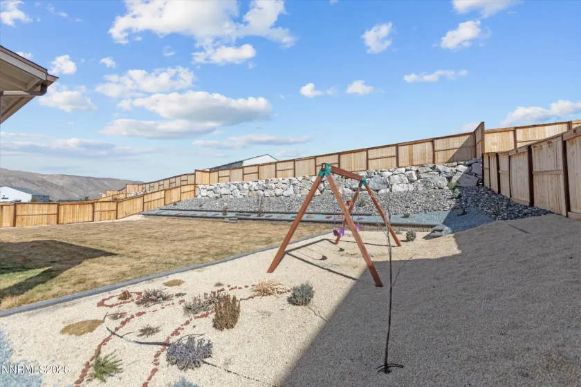 Finished landscaping on all sides