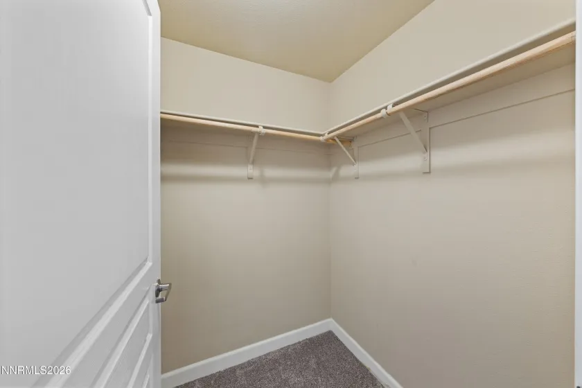 Primary walk in closet