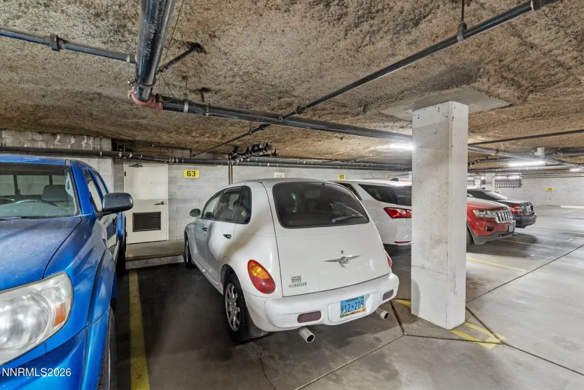 dedicated parking spot comes with unit