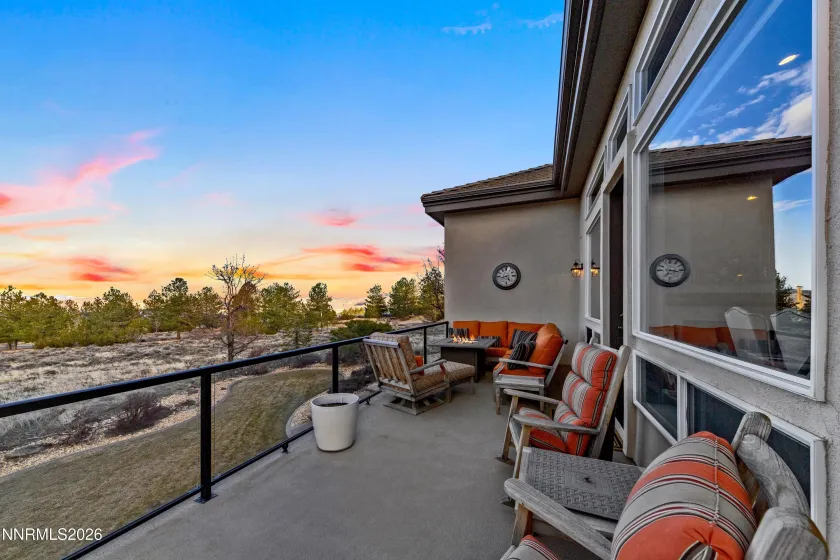 Upper patio area off of living and dining room.