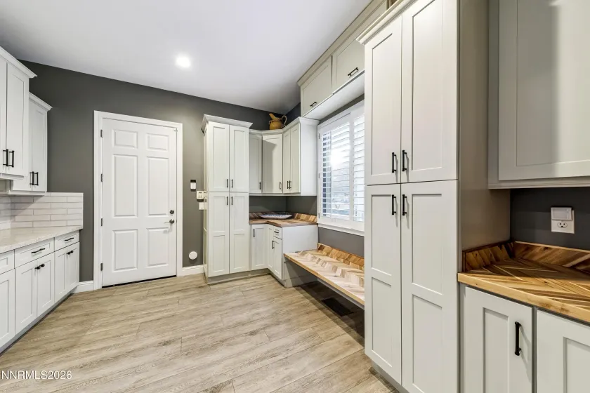 Mudroom/laundry room.