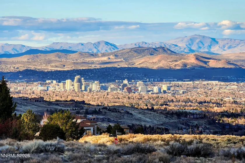 Valley and City views from upper and lower levels of the property.