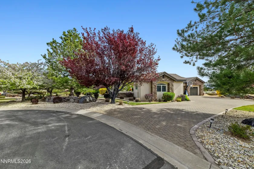 Private South facing driveway.