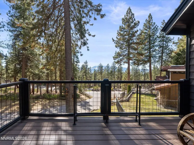 Lake view dining bar deck