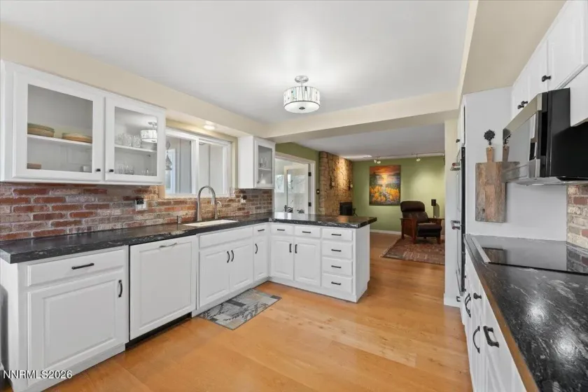 Kitchen/Sink and window to backyard.