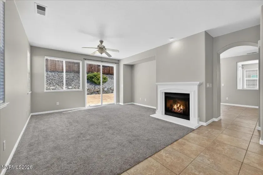 Living Room w/ Fireplace