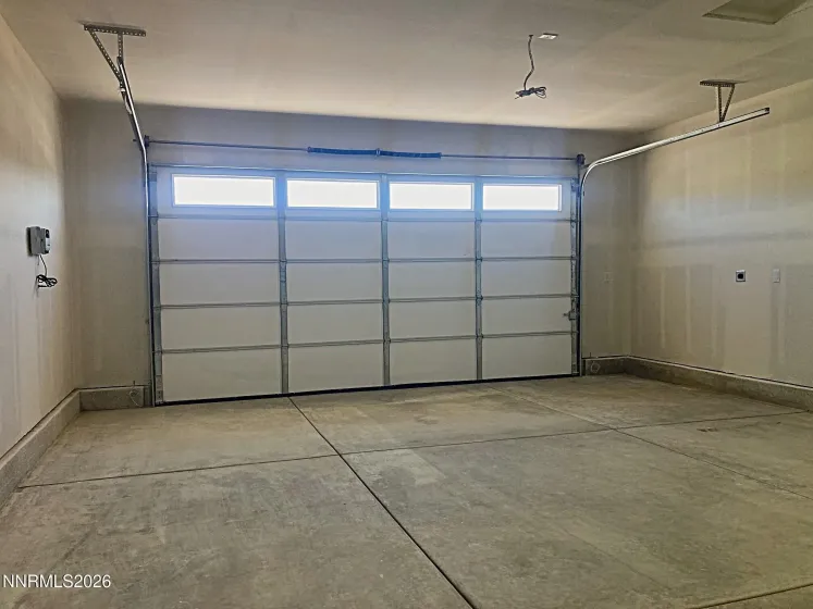 Finished 2 Car Garage with 220 Outlet