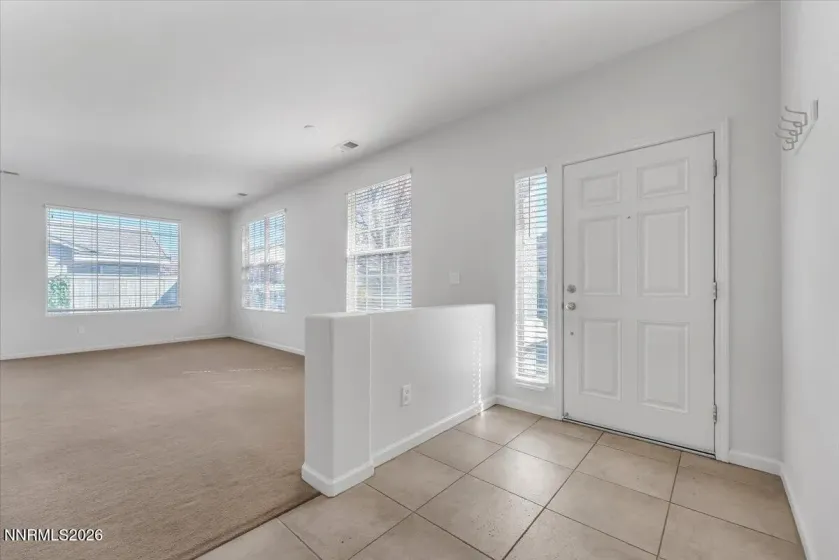 Entry and living room