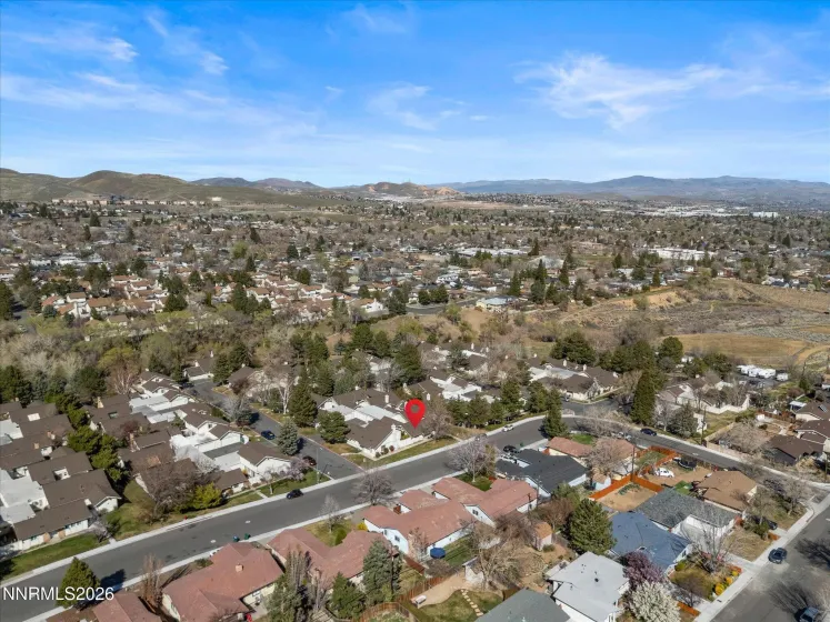 Easy access with ample street parking