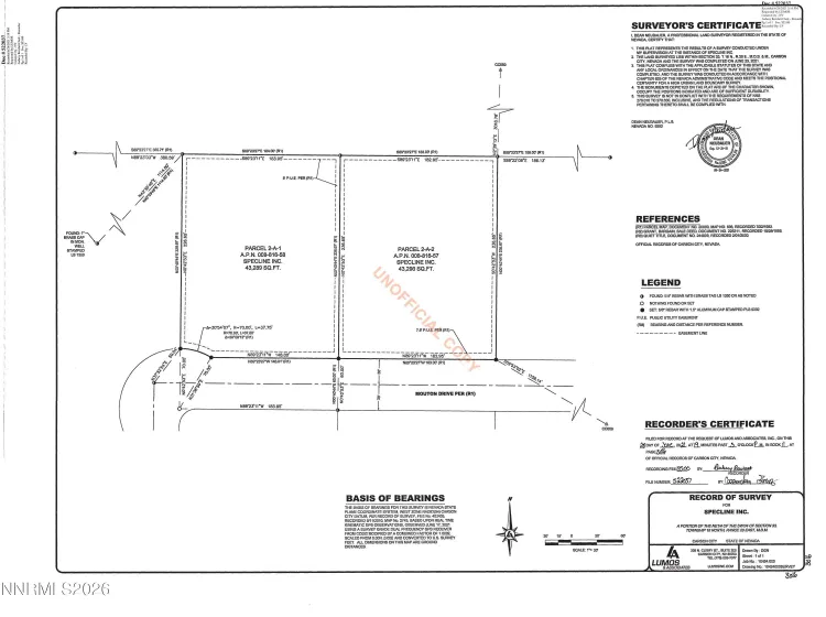 2268 Mouton, Carson City, Nevada 89705, ,Land,Residential,Mouton,260003107