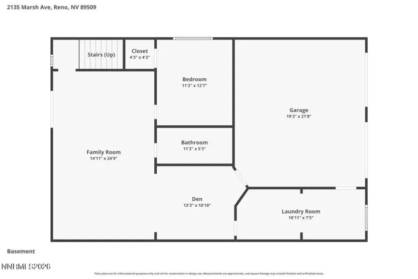 2135 Marsh, Reno, Nevada 89509, 3 Bedrooms Bedrooms, ,4 BathroomsBathrooms,Residential,Residential,Marsh,260003178