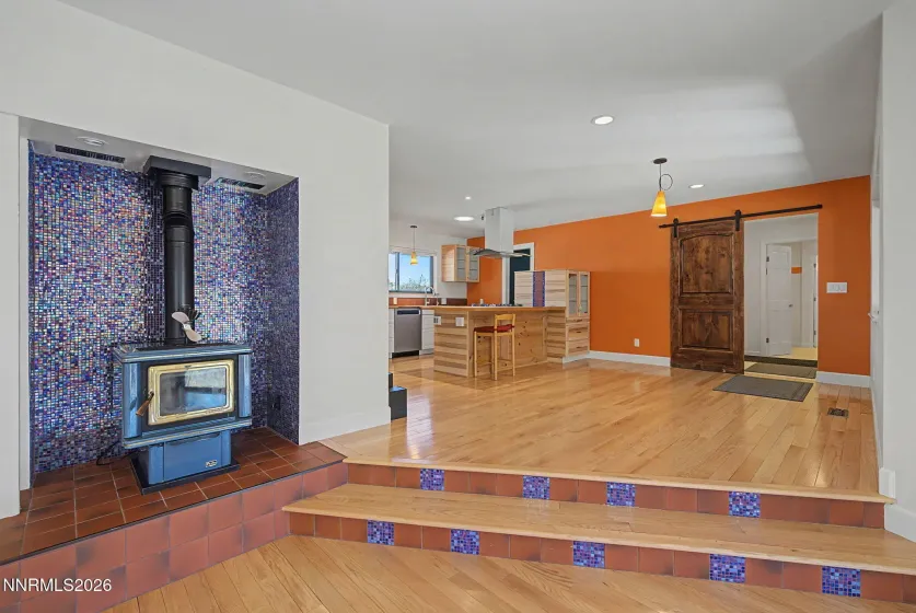 Living Area Fireplace