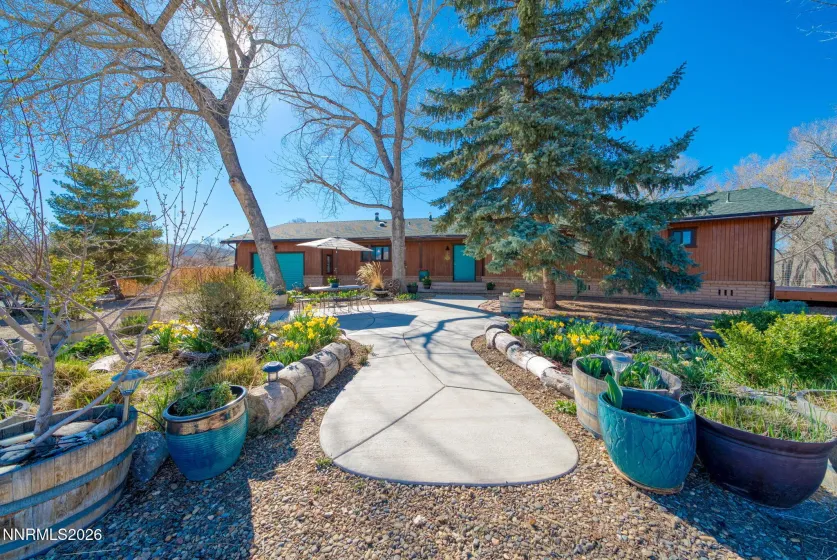 Front View of Home From Patio