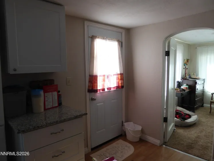 Backdoor from Kitchen