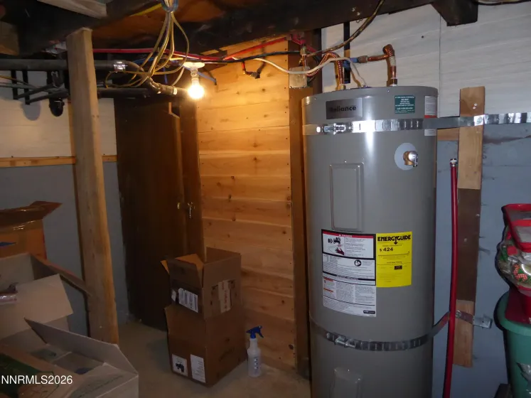 Water heater basement