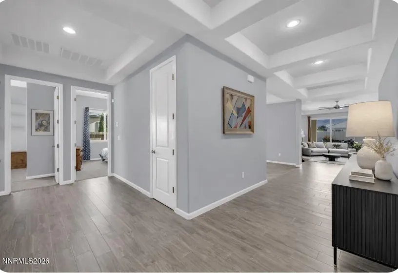 Virtually staged Foyer
