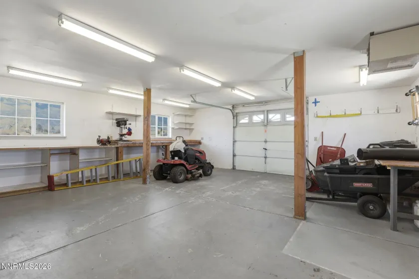 Garage in detached building. All items in photo included in sale.