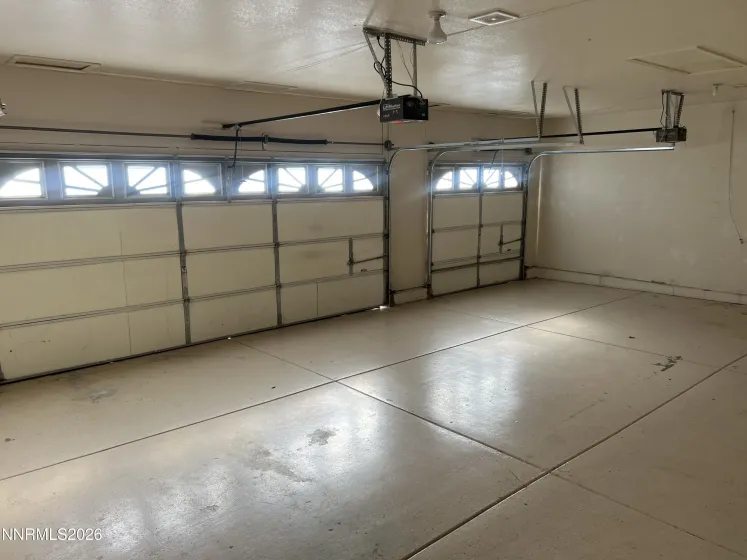 3 car garage finished