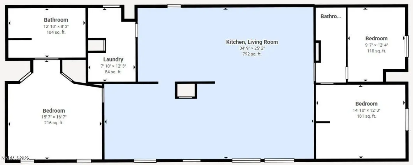 1505 Lindsey, Battle Mountain, Nevada 89820, 3 Bedrooms Bedrooms, ,2 BathroomsBathrooms,Residential,Residential,Lindsey,260001442