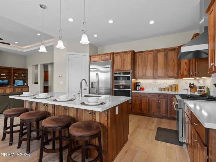 921 Rain Shadow Way - Quartz counters marble mosaic backsplash