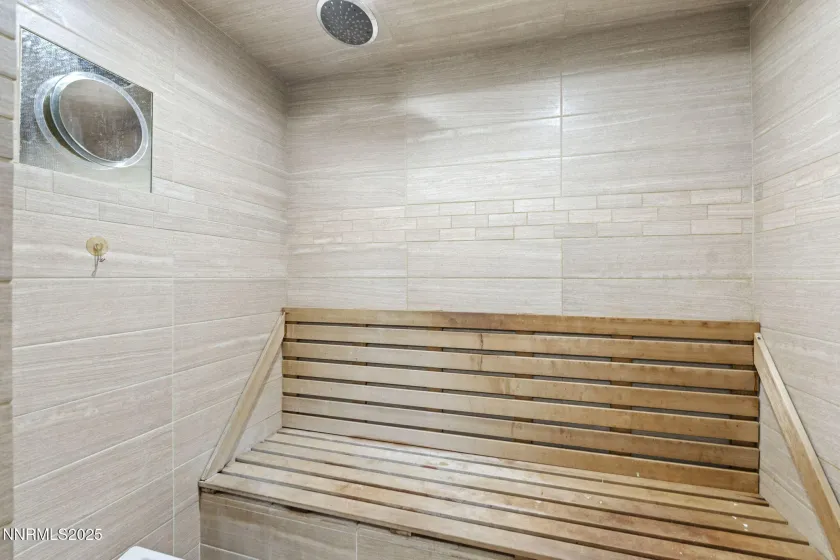 Sauna in Primary Bathroom