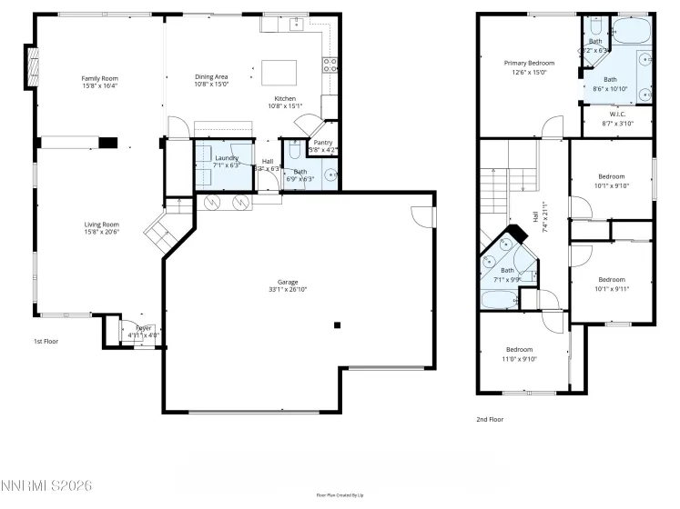 9561 Black Bear, Reno, Nevada 89506, 4 Bedrooms Bedrooms, ,3 BathroomsBathrooms,Residential,Residential,Black Bear,260003526