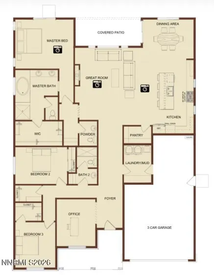 584 Sage Grouse, Gardnerville, Nevada 89460, 3 Bedrooms Bedrooms, ,3 BathroomsBathrooms,Residential,Residential,Sage Grouse,260003542