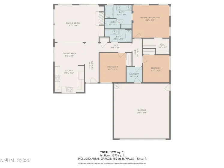 1771 Trek, Reno, Nevada 89521, 3 Bedrooms Bedrooms, ,2 BathroomsBathrooms,Residential,Residential,Trek,260003552