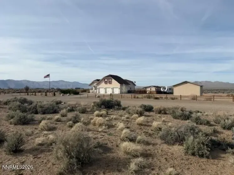 Home across the street to the North