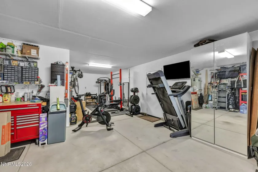 Tanden 3rd Car Garage used as gym