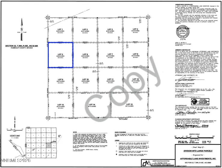 5 Elevenmile Well, Golconda, Nevada 89414, ,Land,Residential,Elevenmile Well,260003694
