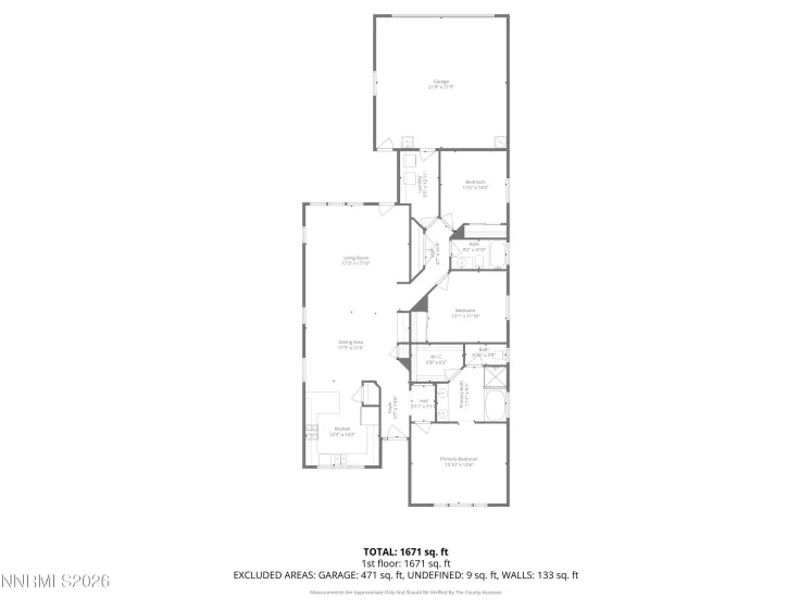 1349 Mountain Ash, Gardnerville, Nevada 89410, 3 Bedrooms Bedrooms, ,2 BathroomsBathrooms,Residential,Residential,Mountain Ash,260003712