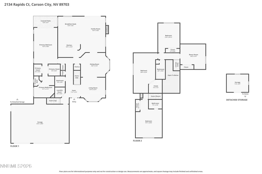 floor plan including shed